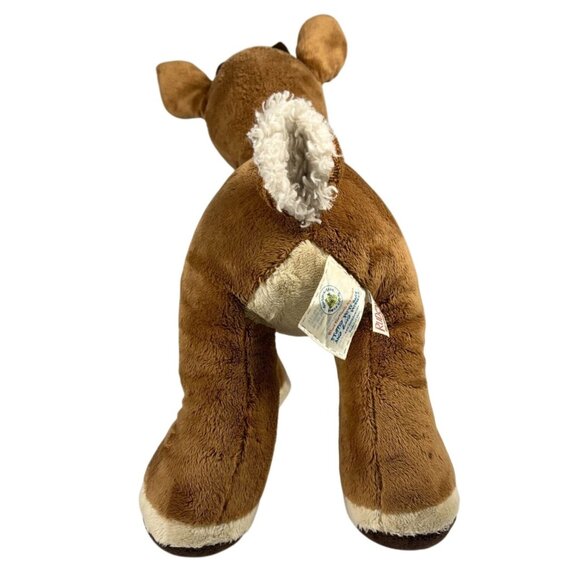 Build A Bear Rudolph Red Nosed Reindeer Plush Stuffed Toy 16" Vintage 1992 90s - Picture 3 of 14